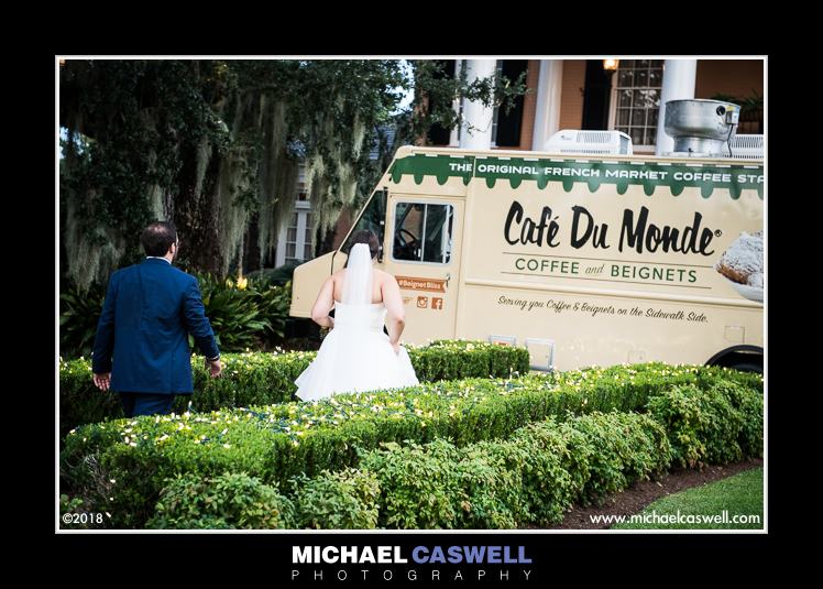 Cafe du Monde Truck at Wedding