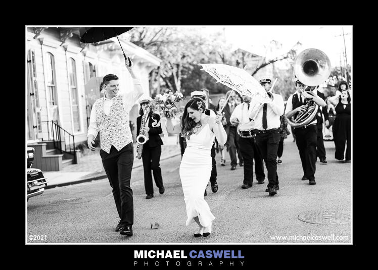 Big Fun Brass Band Wedding Second Line Parade