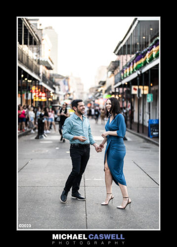 Read more about the article Kassie & Denis-Michael’s Engagement Portrait in the French Quarter