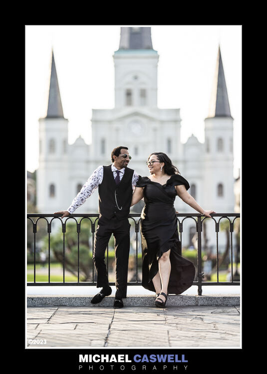 Read more about the article Nadia & Omari’s Engagement Portrait in the French Quarter